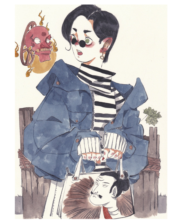 Collection d'histoires de fantômes 怪谈集 幻想妖怪插画手绘实录 by HY何，