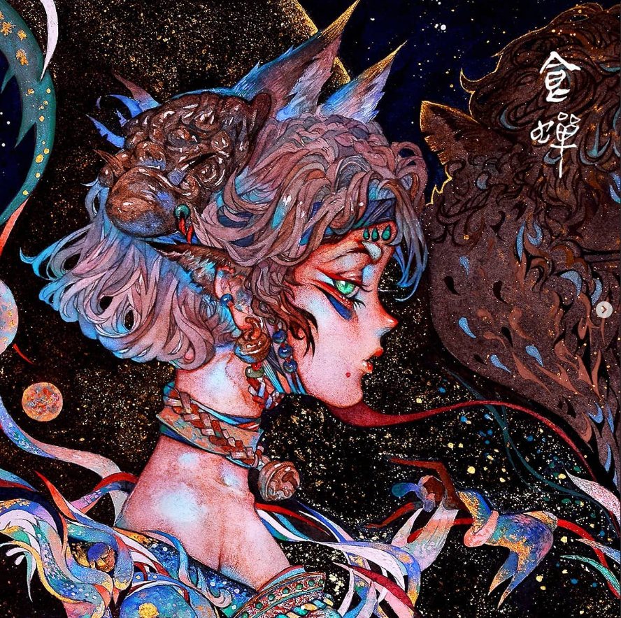 Collection d'illustration de Cicada 蛹 食蝉手绘插画作品集 by Cicada