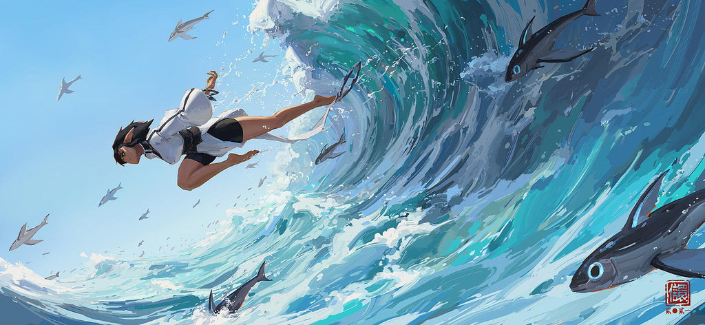 Donner aux Dieux : Collection de peinture fantastique orientale   赋神  东方幻想艺术画集 by Kan Liu(666K信譞)