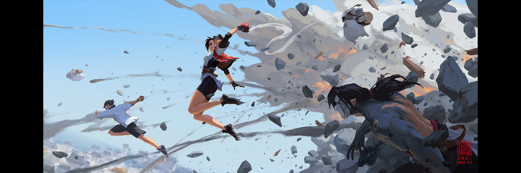 Donner aux Dieux : Collection de peinture fantastique orientale   赋神  东方幻想艺术画集 by Kan Liu(666K信譞)