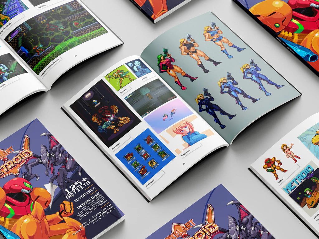 Pixel Art: Metroid by RetroGameBooks. Pixel. Video Game. Metroid Prime.