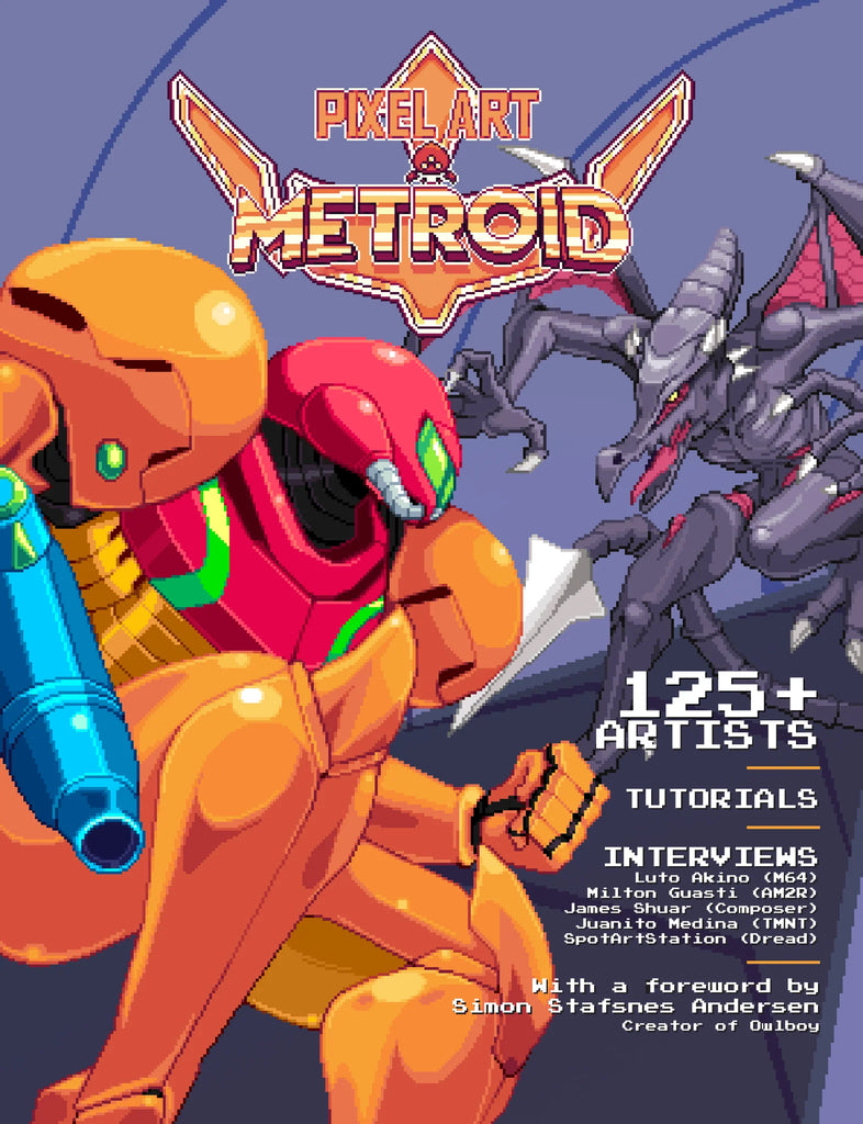 Pixel Art: Metroid by RetroGameBooks. Pixel. Video Game. Metroid Prime.