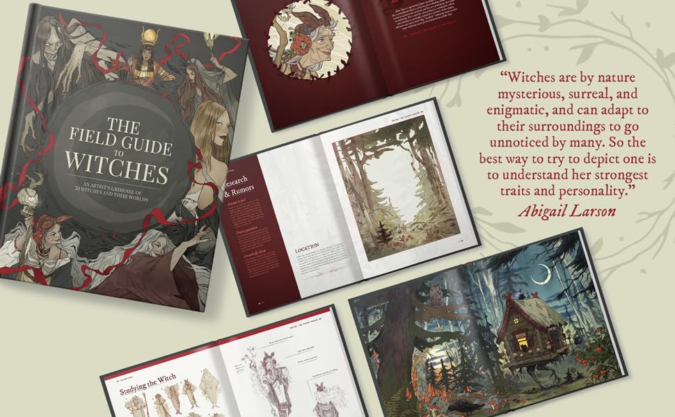 The Field Guide to Witches: An artist’s grimoire of 20 witches and their worlds