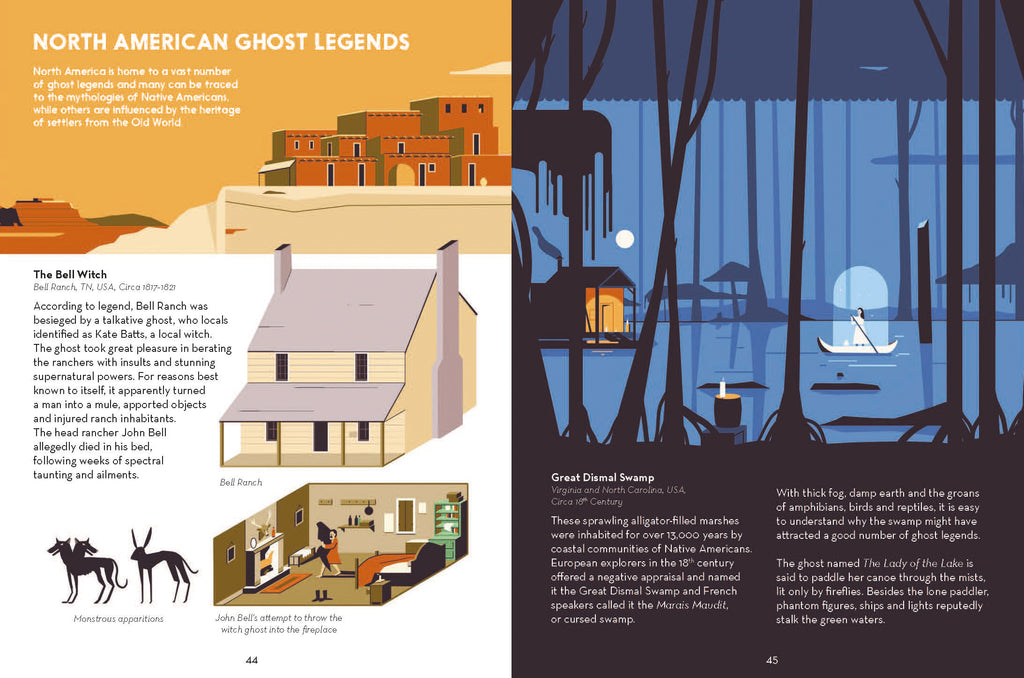 An illustrated history of Ghosts by Adam Allsuch Boardman. Illustrated books. GiantBooks.
