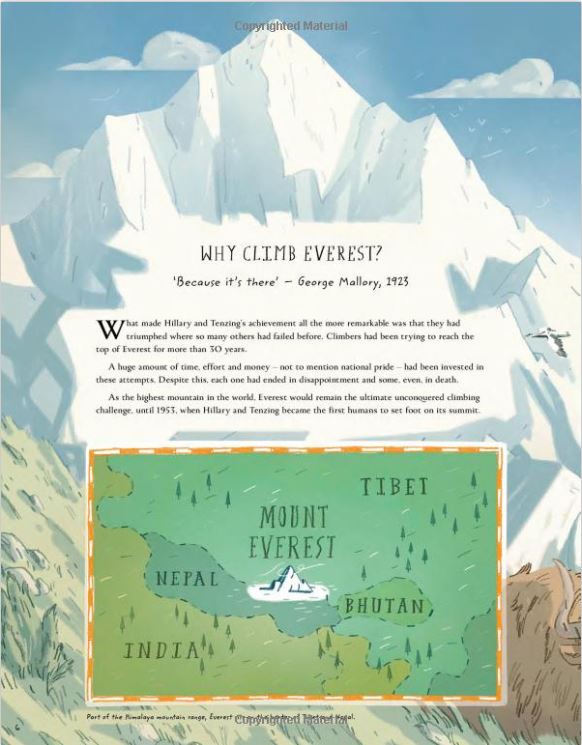 Everest: The Remarkable Story of Edmund Hillary and Tenzing Norgay by Alexandra Stewart and Joe Todd-Stanton. Illustrated Books. GiantBooks.