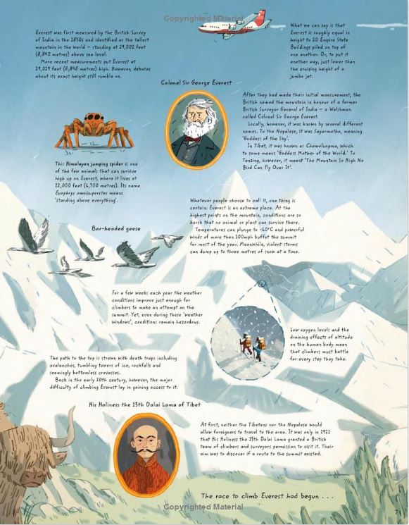 Everest: The Remarkable Story of Edmund Hillary and Tenzing Norgay by Alexandra Stewart and Joe Todd-Stanton. Illustrated Books. GiantBooks.