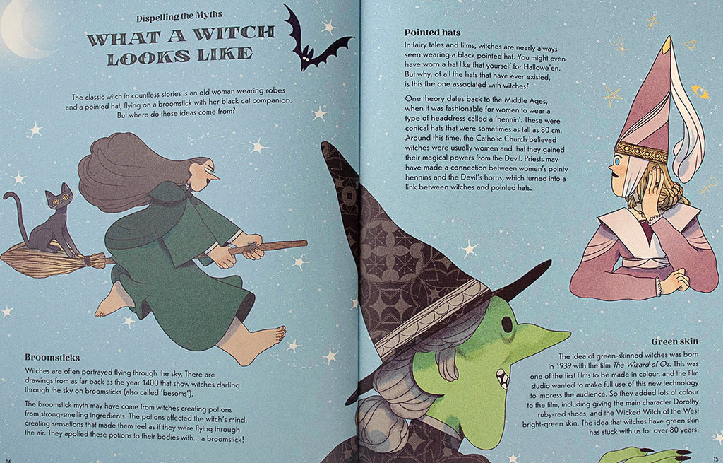 Season of the Witch : A Spellbinding History of Witches and Other Magical Folk by Matt Ralph and Nuria Tamarit. Illustrated Books. GiantBooks..