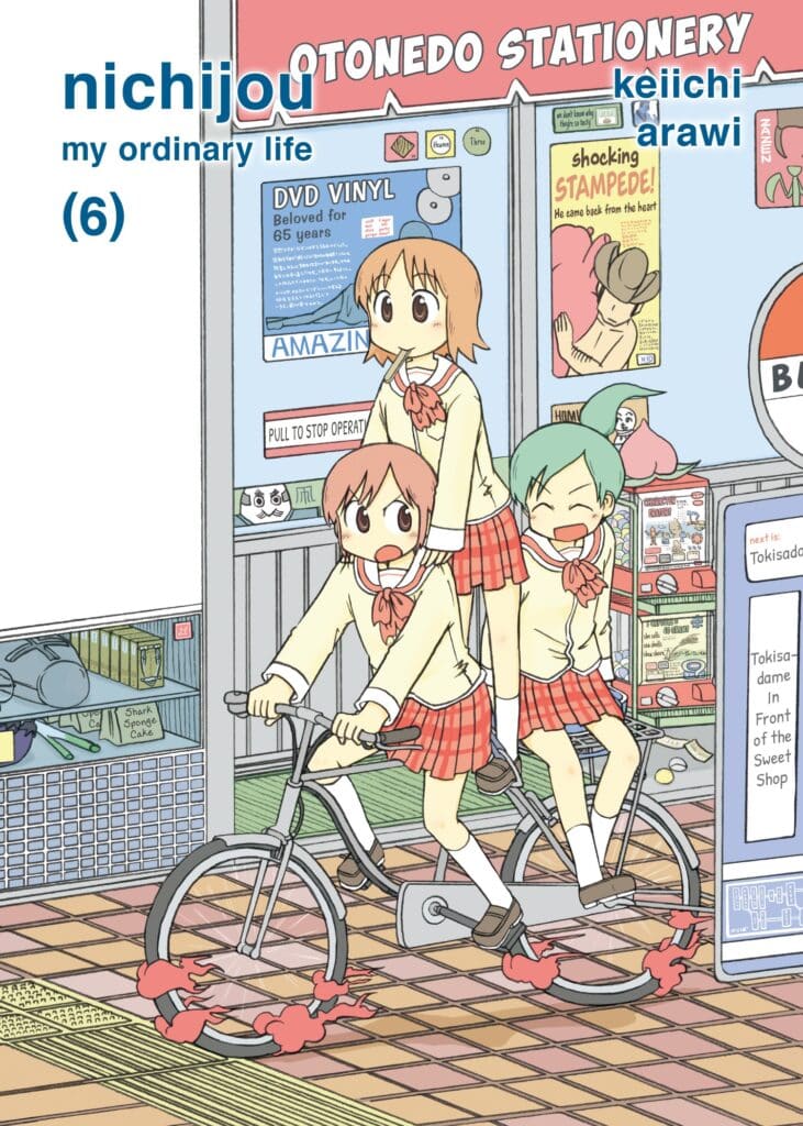 Nichijou Vol.6 by Keiichi Arawi and translated by Jenny McKeon. Manga. GiantBooks.