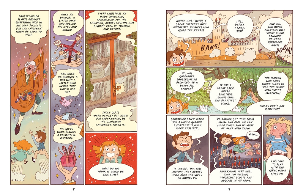 The nutcracker and the mouse king by Natalie Andrewson. Comics. GiantBooks.