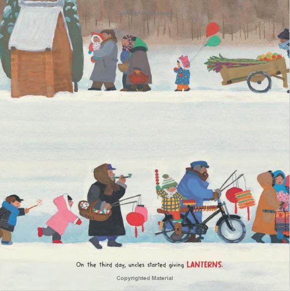 Playing with lanterns by Wang Yage and Zhu Chengliang and translated by Helen Wang. Chinese illustrated books. GiantBooks.