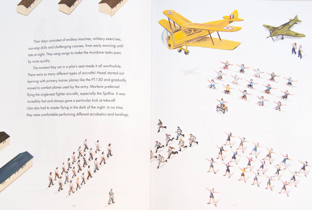 Skyward : The Story of Female Pilots in WW2 by Sally Deng. Illustrated Books. WWII. GiantBooks.